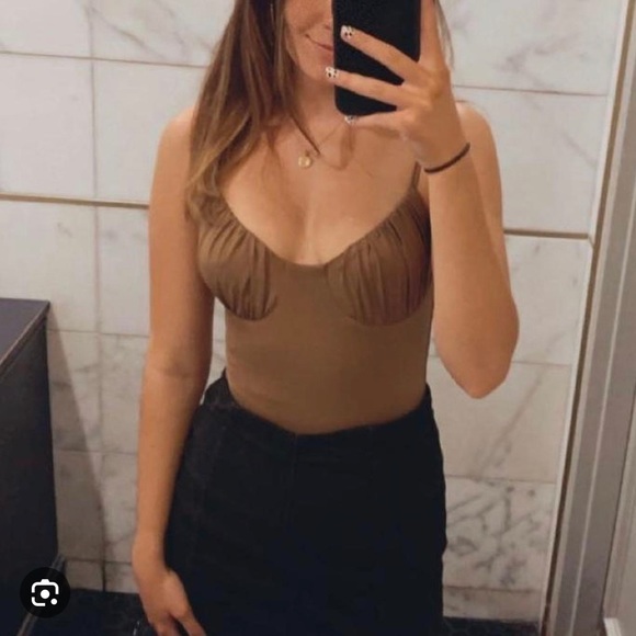 Princess Polly Bodysuit Brown - Picture 6 of 11